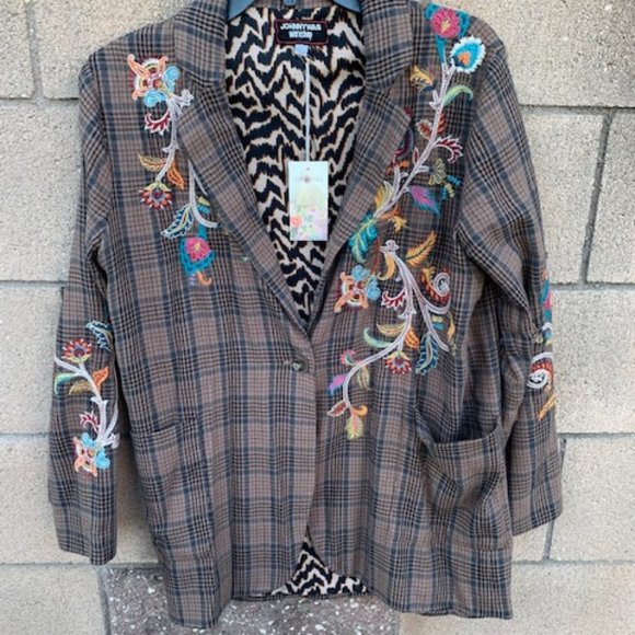 JOHNNY WAS Pramila Heavy Blazer - Size Small